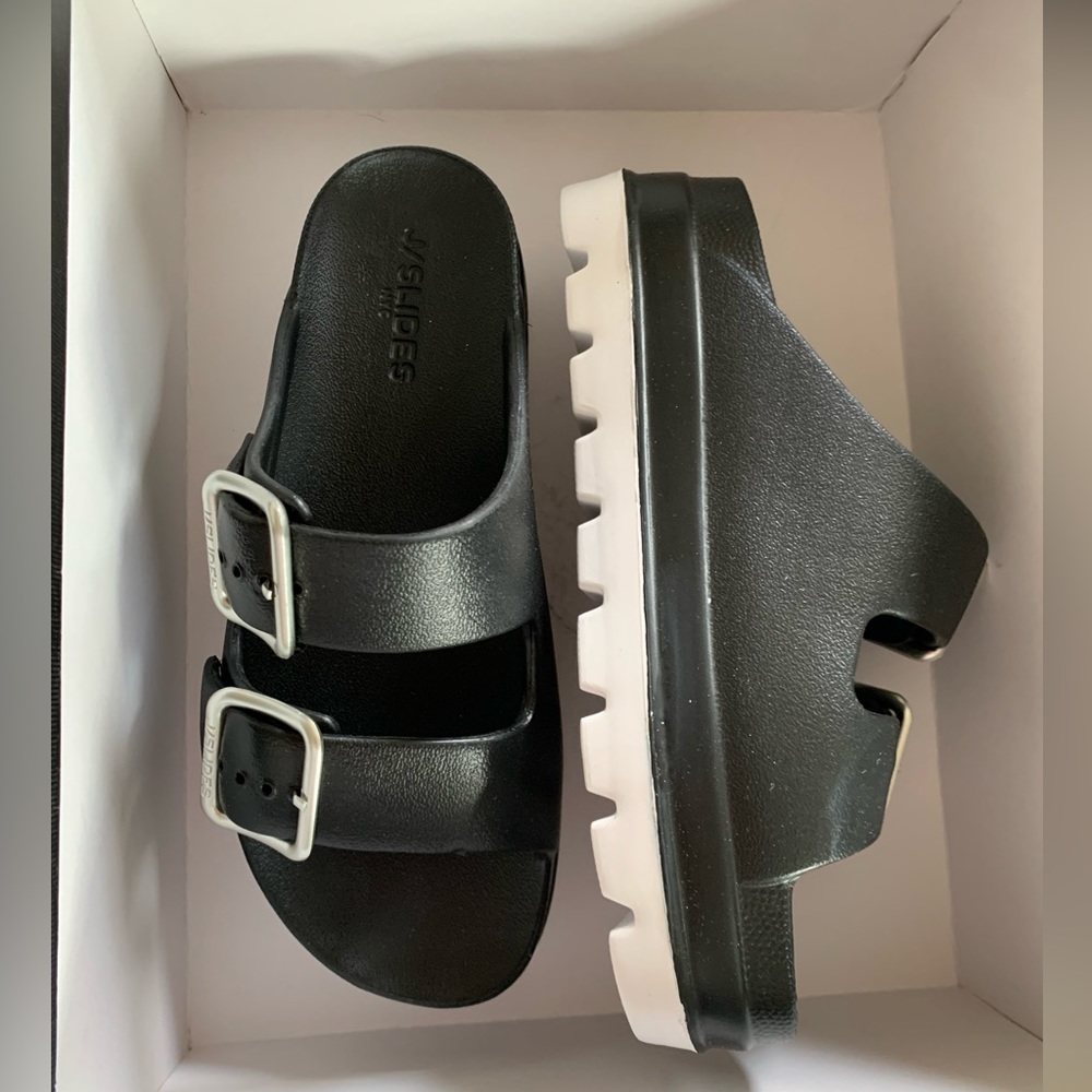 J slides Simply B  platform sandal new in box Size 6